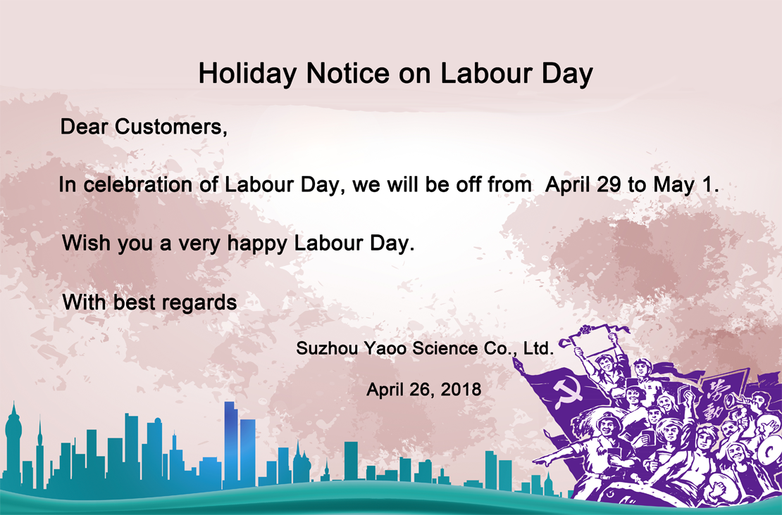 Holiday Notice on Labour Day