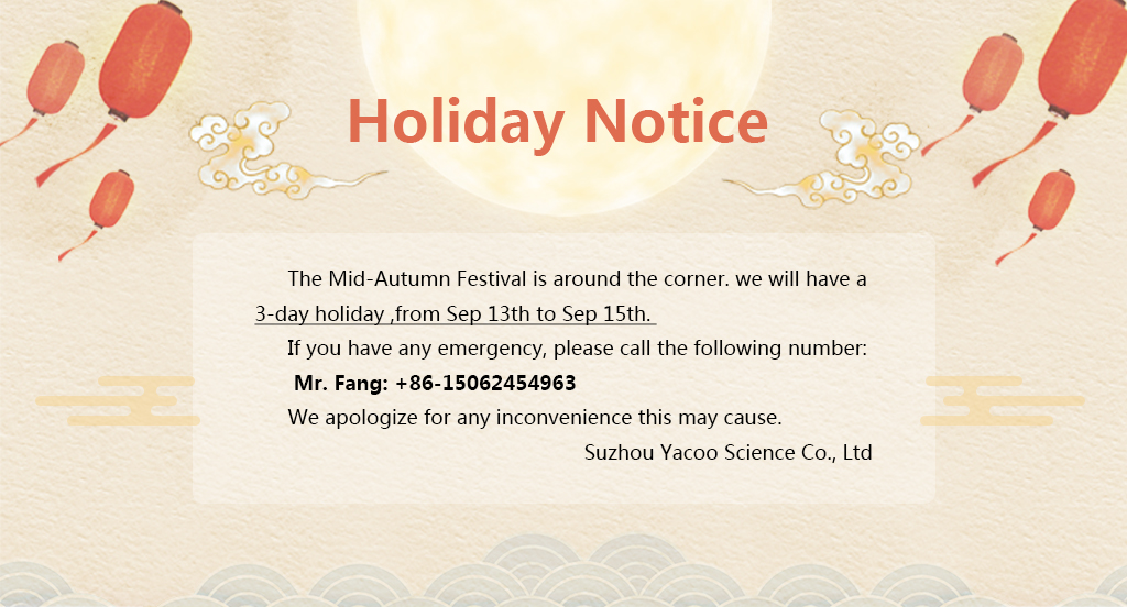 Holiday notice