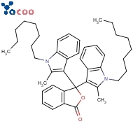 3,3-bis(2-methyl-1-octylindol-3-yl)-2-benzofuran-1-one