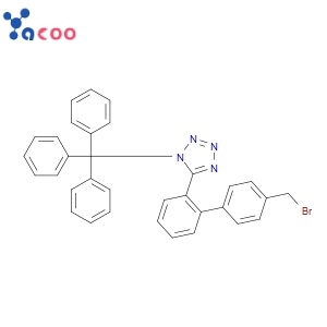 N-(Triphenylmethyl)-5-(4'-bromomethylbiphenyl-2-yl-)terazole