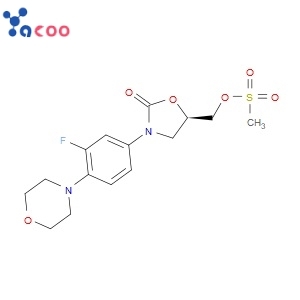 (R)-(3-(3-fluoro-4-morpholinophenyl)-2-oxo-5-oxazolidinyl)methyl methanesulfonate