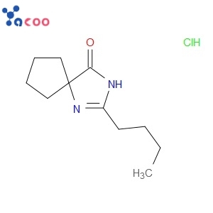 2-N-BUTYL-1,3-DIAZA-SPIRO[4,4]NON-1-EN-4-ONE HYDROCHLORIDE