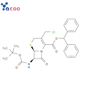 Diphenylmethyl7beta-Tert-Butoxycarbonylamino-3-Chloromethyl-3-Cephem-4-Carboxylate