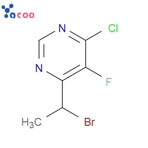 6-(1-Bromoethyl)-4-chloro-5-fluoropyrimidine