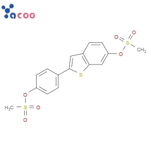 China 2-[4-[(Methylsulfonyl)oxy]phenyl]-Benzo[b]thiophene-6-ol 6-Methanesulfonate  CAS84449-65-0 Manufacturer,Supplier