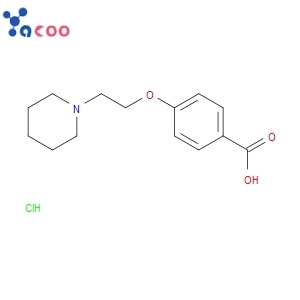 China 4-[2-(1-Pipiridine)ethoxybenzoic acid hydrochloride  CAS84449-80-9 Manufacturer,Supplier
