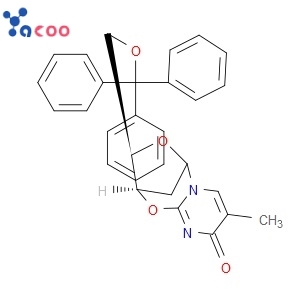 China 5-O-Triphenylmethyl-2-deoxy-2,3-didehyrothymidine  CAS25442-42-6 Manufacturer,Supplier