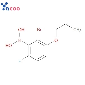 2-BROMO-6-FLUORO-3-PROPOXYPHENYLBORONIC ACID