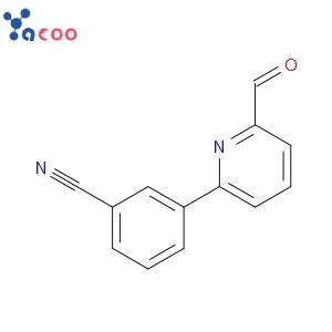 3-(6-FORMYLPYRIDIN-2-YL)BENZONITRILE