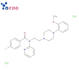 4-FLUORO-N-(2-[4-(2-METHOXYPHENYL)1-PIPERAZINYL]ETHYL)-N-(2-PYRIDINYL)BENZAMIDE DIHYDROCHLORIDE