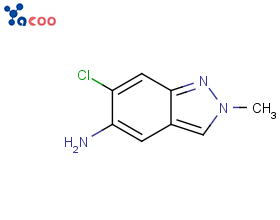 China 6-chloro-2-methyl-2H-indazol-5-amine Manufacturer,Supplier