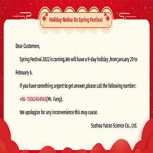 Holiday Notice On Spring Festival